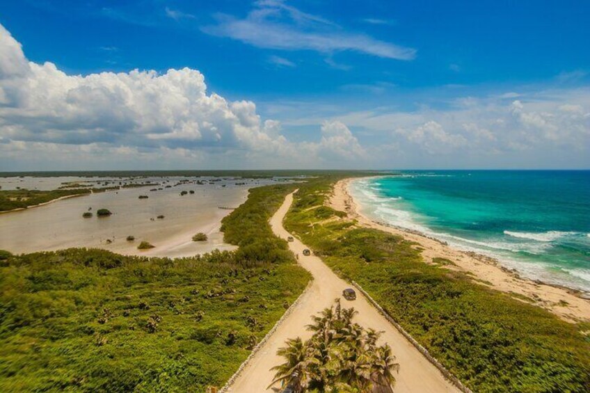 Private Buggy Tour and Punta Sur Park: All-Inclusive