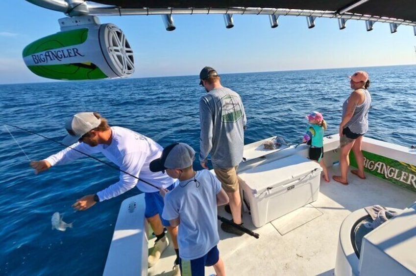 Private Half Day Fishing Charter in Florida at Clearwater Beach
