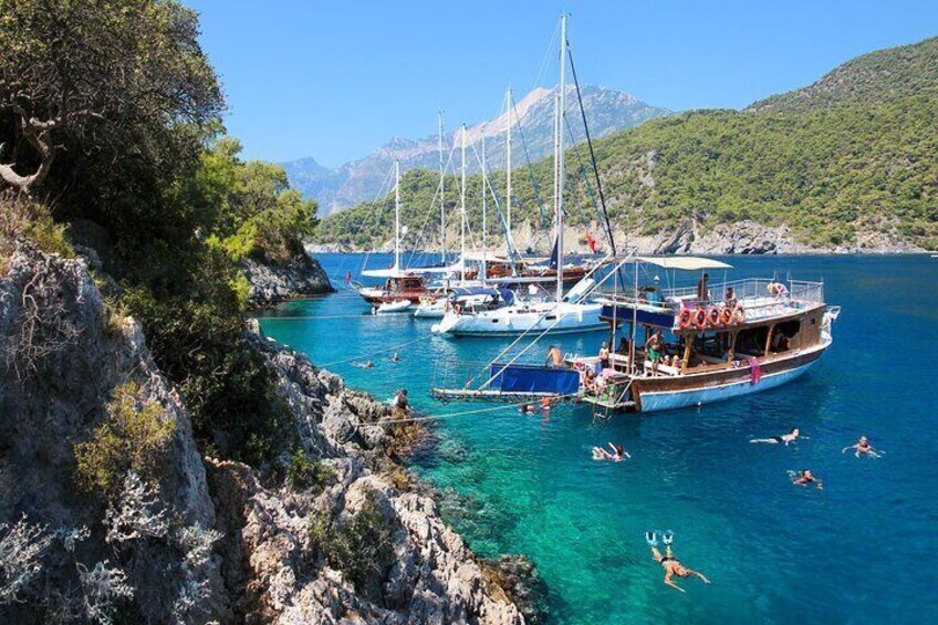 Blue Lagoon, Butterfly Valley and Oludeniz Islands Boat Trip