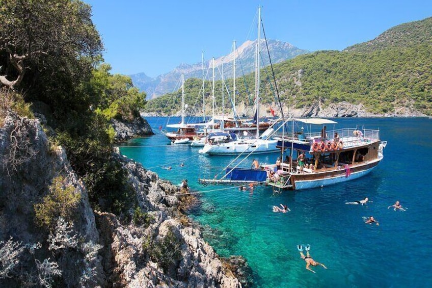 Blue Lagoon, Butterfly Valley and Oludeniz Islands Boat Trip