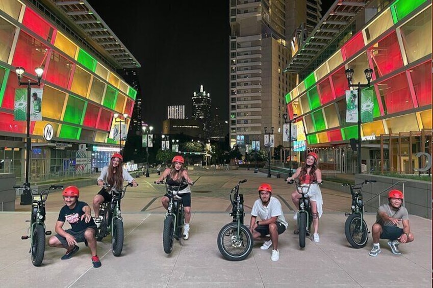 2 Hour Late Night Downtown Dallas E-Bike Tour