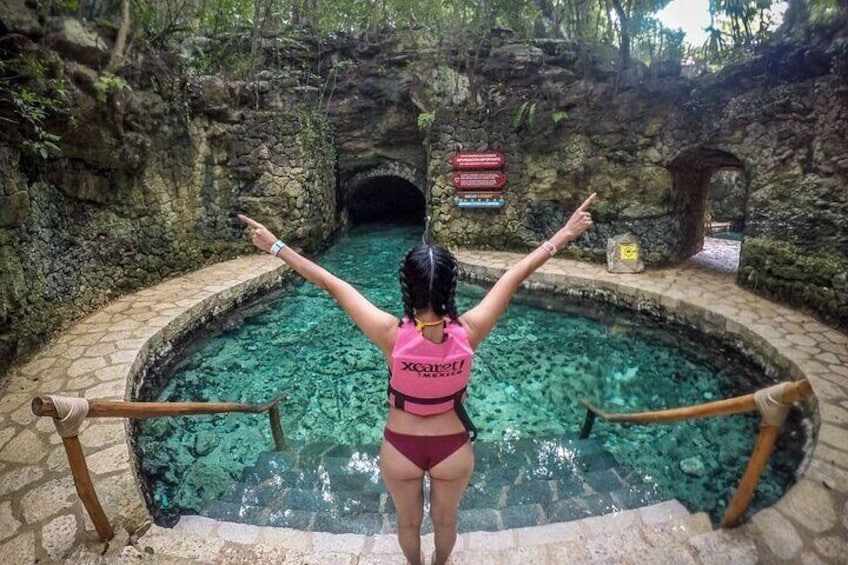 Xcaret Natural and Ecological Park with Buffet and Night Show