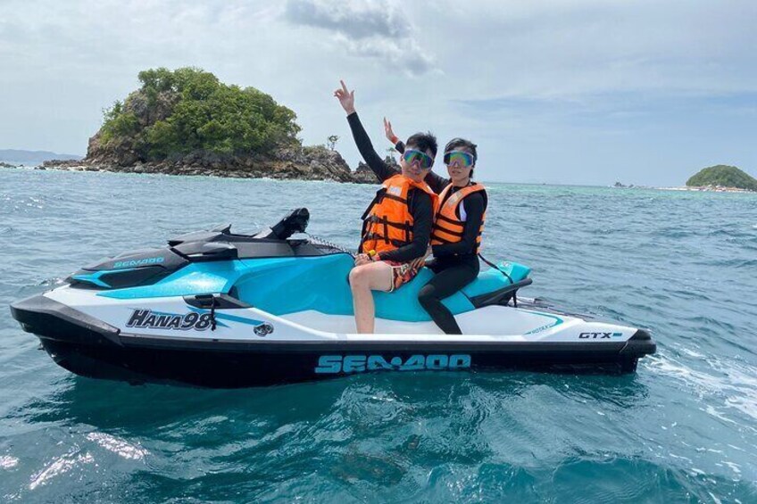 Phuket Jet Ski Half Day SHared Tour with Pick up Service 