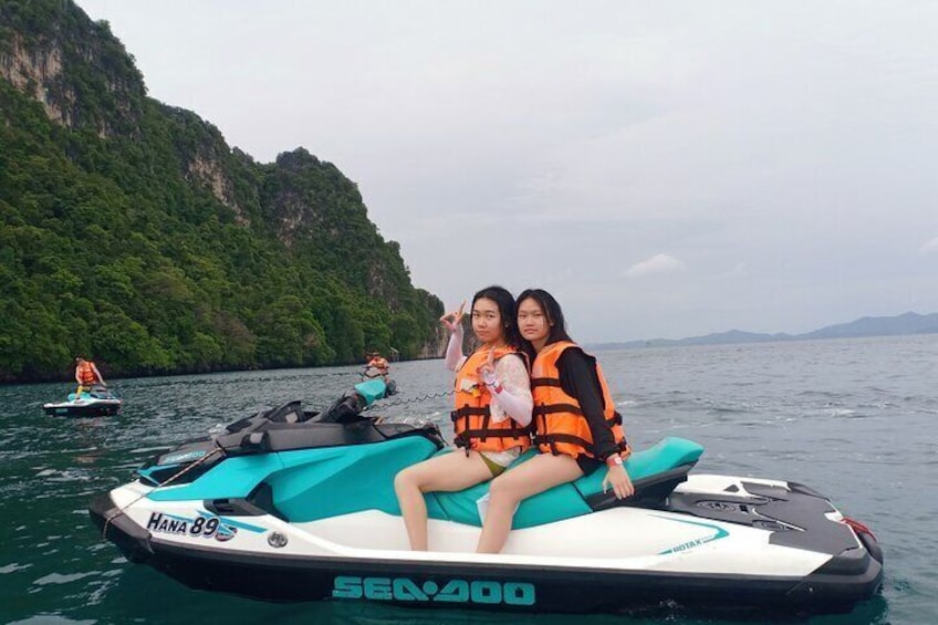 Phuket Jet Ski Half Day SHared Tour with Pick up Service 