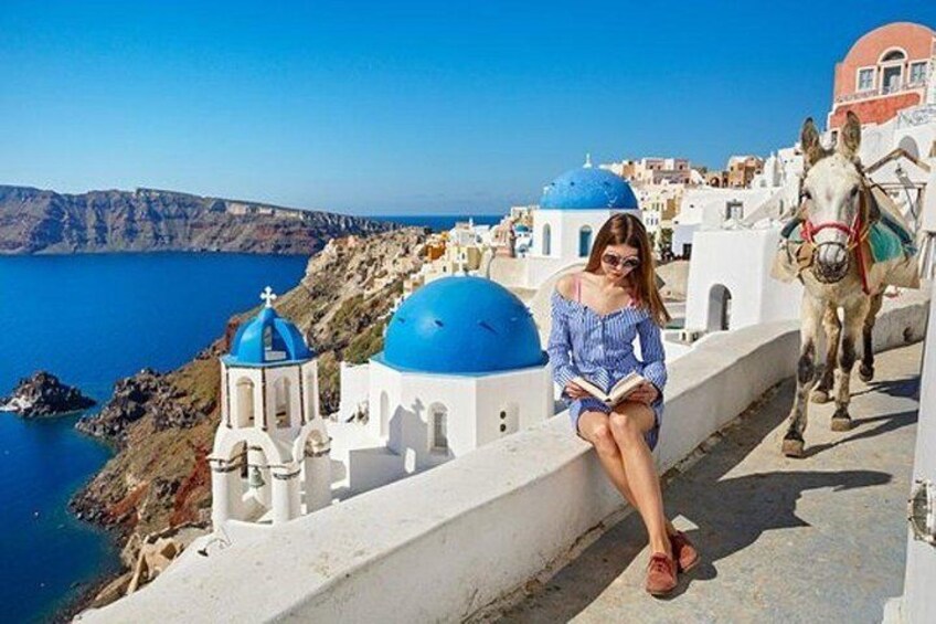 Santorini Most Popular Tour with Wine tasting and Sunset