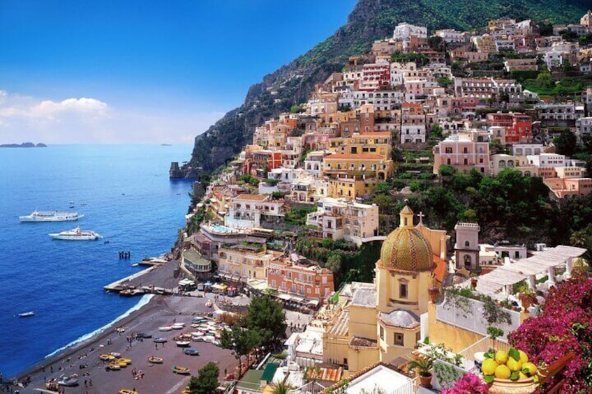 Amalfi Coast Sorrento and Pompeii Group Tour from Naples