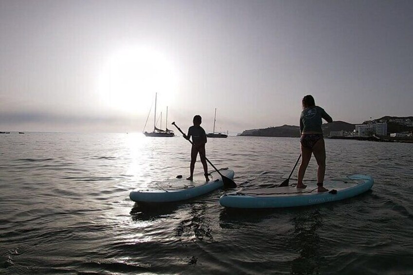 Family Sunset Sup session with her little one 