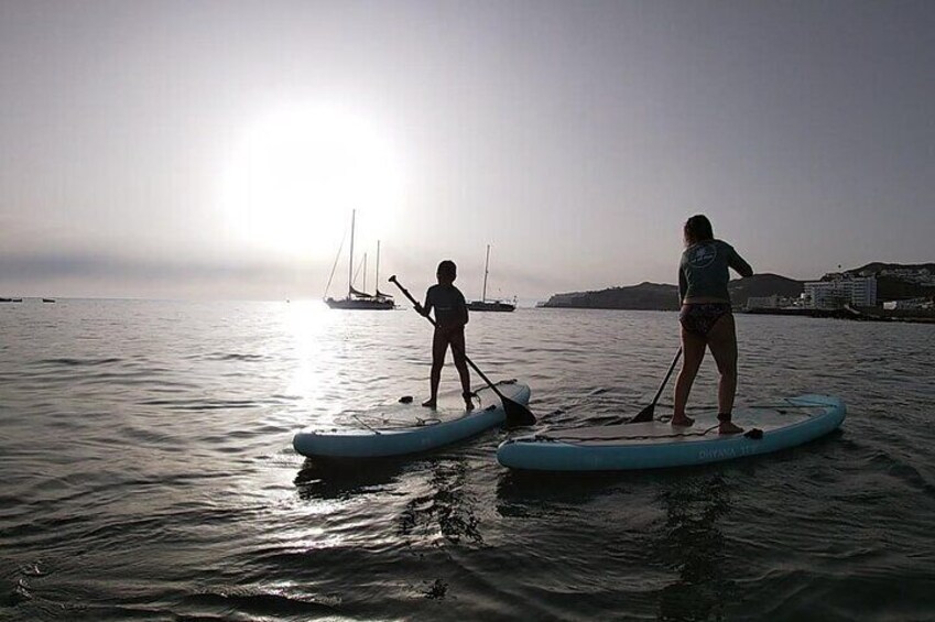 Family Sunset Sup session with her little one