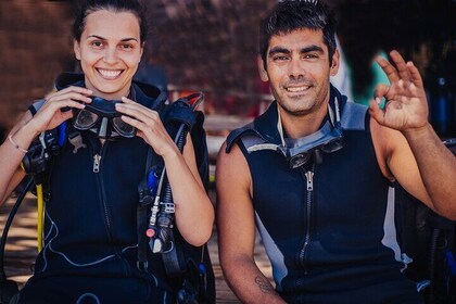 First Scuba Diving Session in Genoa