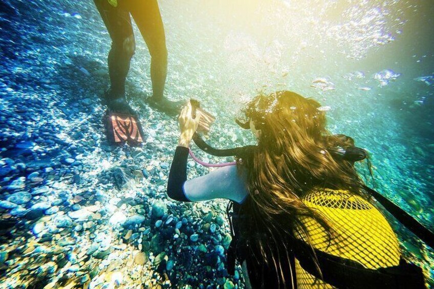 First Scuba Diving Session in Genoa