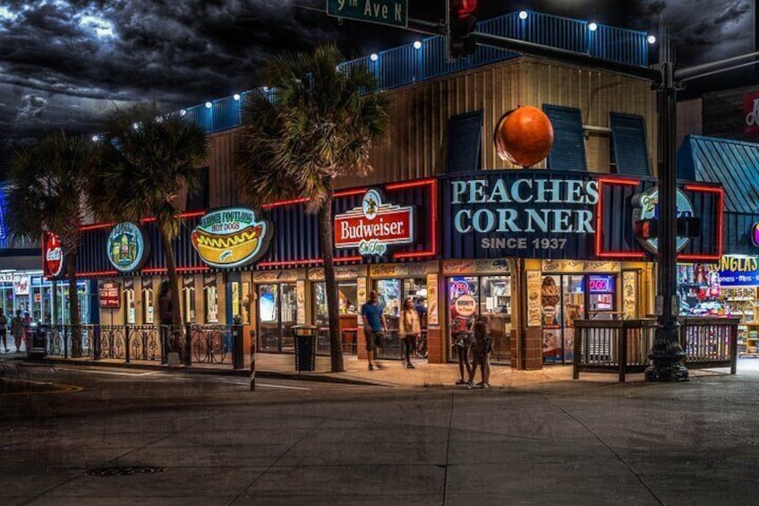 At Peaches Corner in Myrtle Beach, you may encounter cold spots that are Ms. Peach herself. 