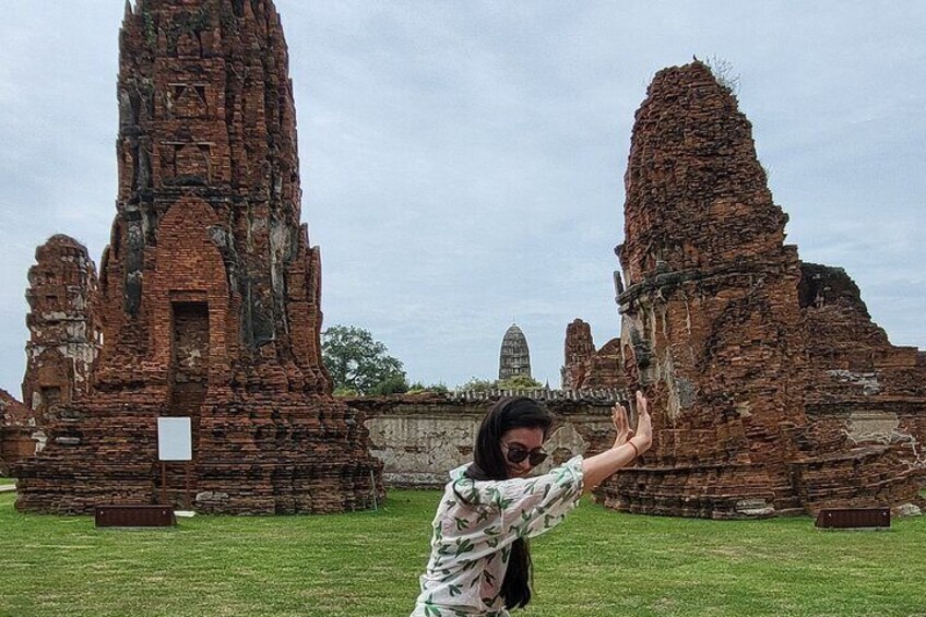 At Wat Mahathat Temple