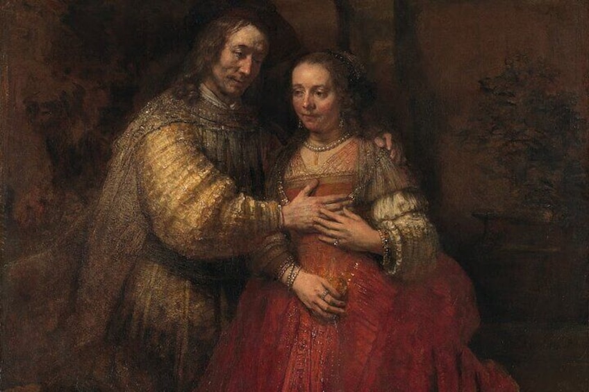 "The Jewish Bride" by Rembrandt