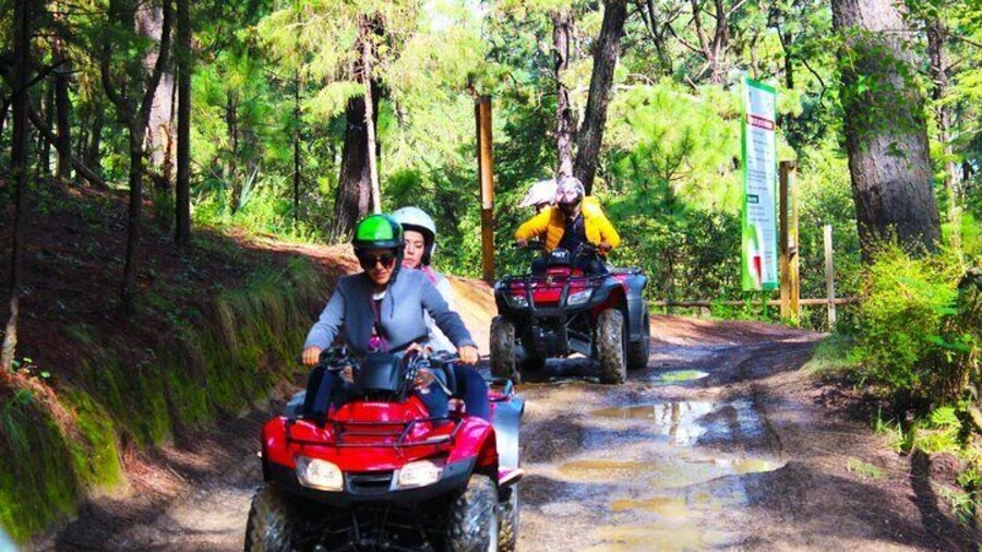 Private Adventure with guide in ATV to Waterfall in Valle Bravo
