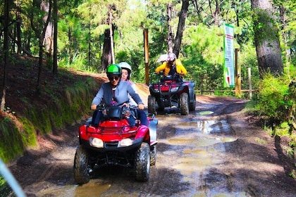 Private Adventure with guide in quad bike to Waterfall in Valle Bravo