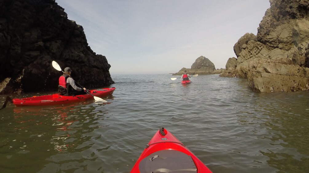 Kayakers in Oregon