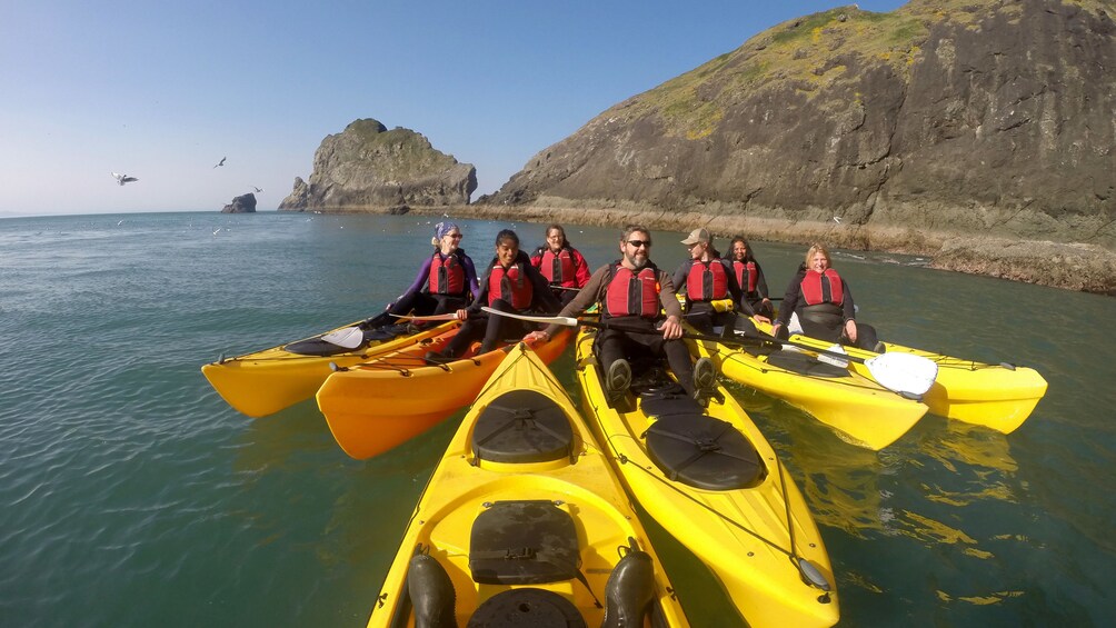 Kayaking group in Oregon