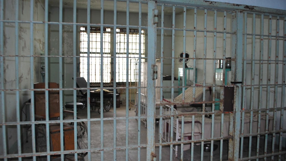 Cell inside Alcatraz in San Francisco
