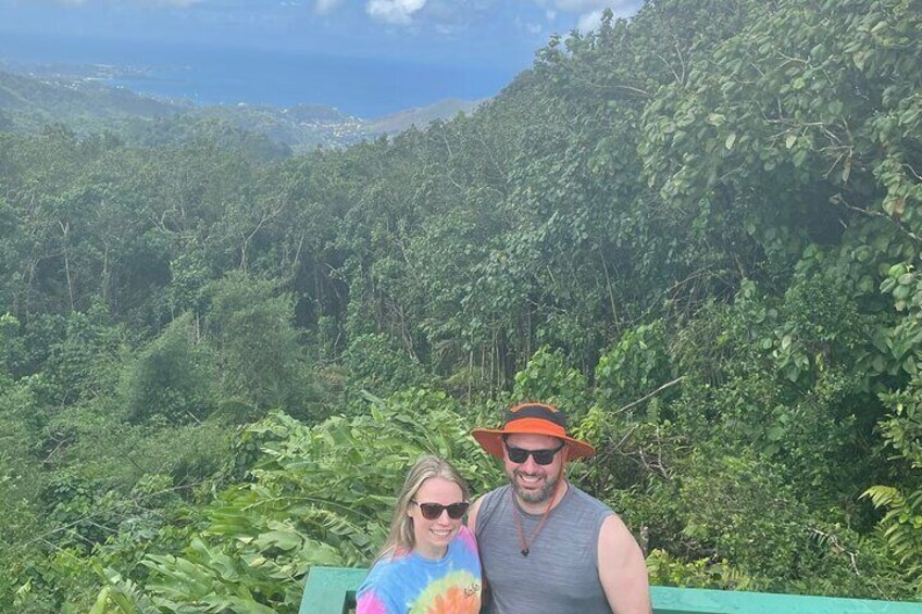 Viewing point Grant Etang over Grand anse