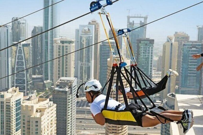 Xline Dubai Marina Zip line |MEAL INCLUDED| With Transfer Option