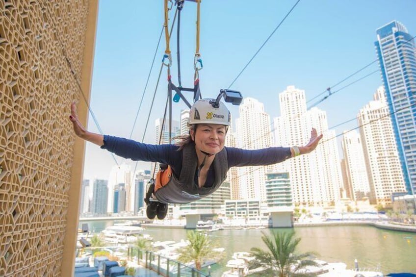 Xline Dubai Marina Zip line |MEAL INCLUDED| With Transfer Option