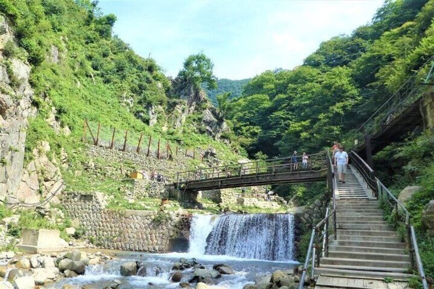 Amazing Water fall in the Park.