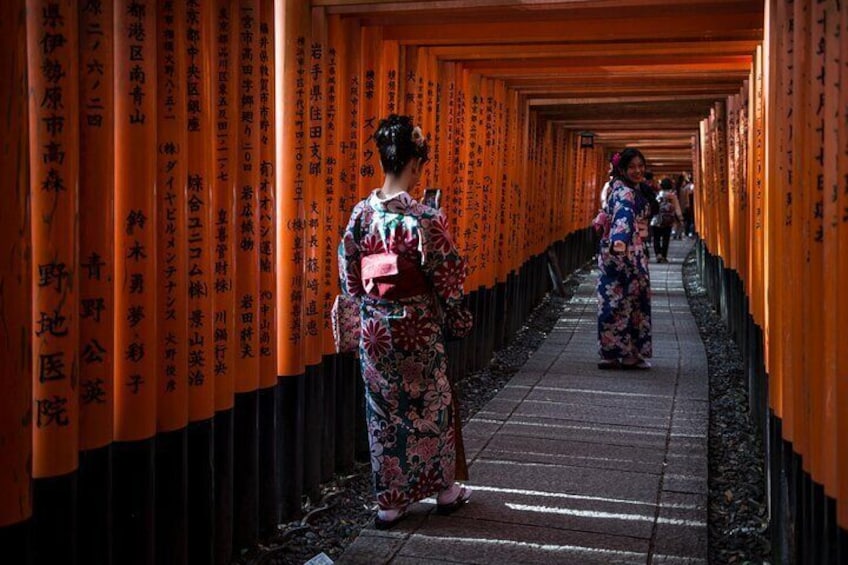 Fushimi Inari Shrine in Kyoto