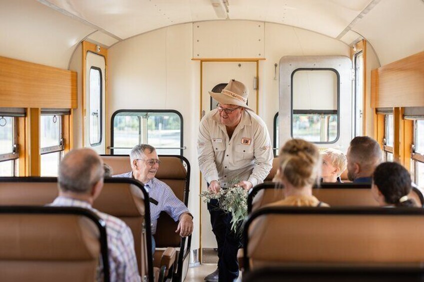 VIP Silver-Tails Rail Sunset With Smithy's Dinner and Show