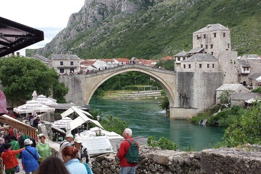 Bazar and Old bridge.