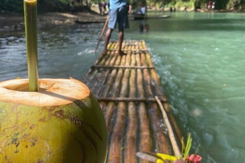 Montego Bay's Private Bamboo Rafting and Limestone Foot Massage