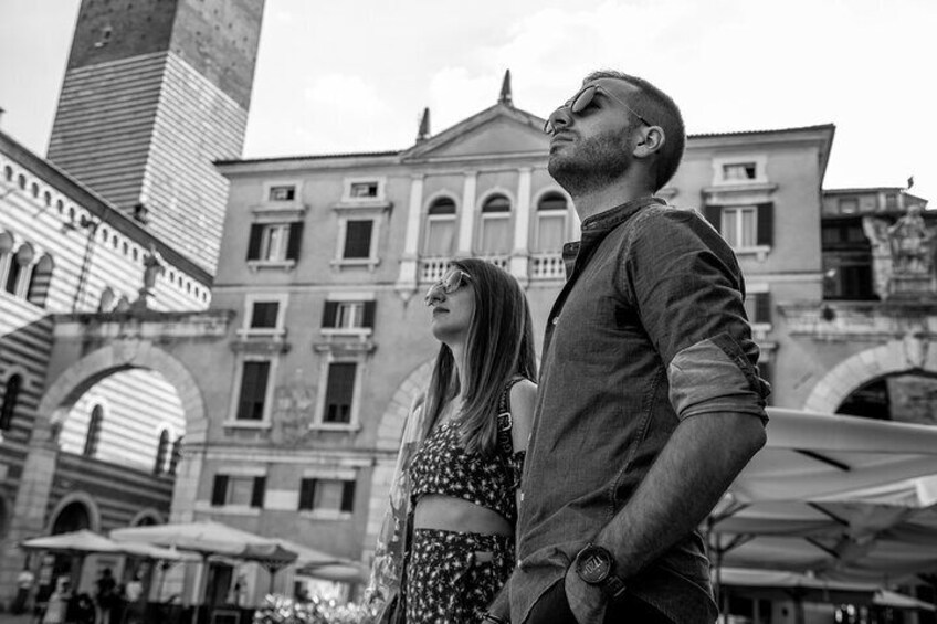 romantic photo shoot in verona