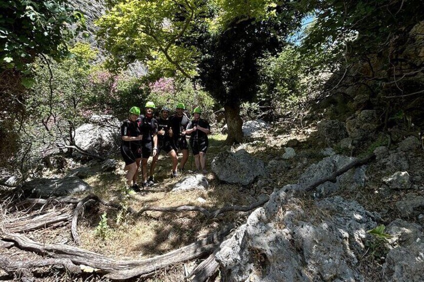 5-Hour Shared River Trekking in Kourtaliotiko Gorge