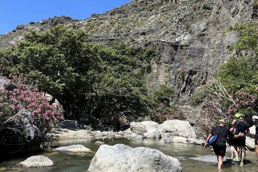 5-Hour Shared River Trekking in Kourtaliotiko Gorge