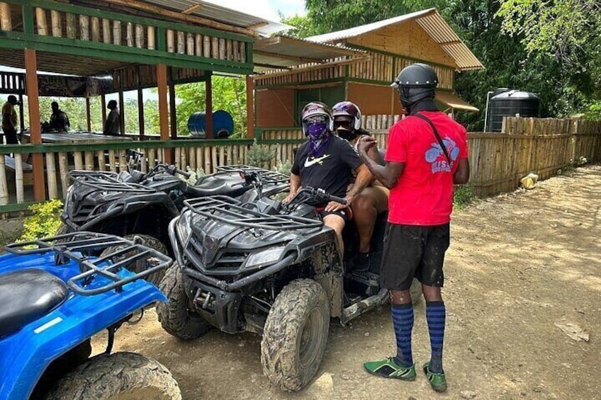 ATV Ricks Cafe and 7 Mile Beach Guided Tour From Montego Bay