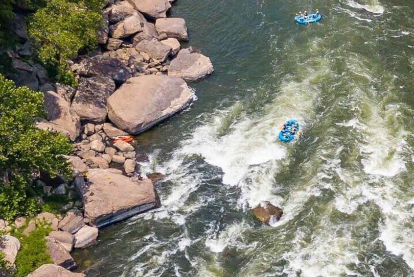New River Gorge Zip Line and Rafting with Overnight Camping