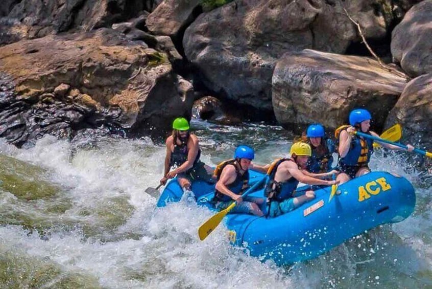New River Gorge Zip Line and Rafting with Overnight Camping