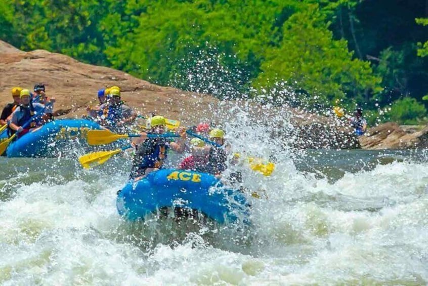 New River Gorge Zip Line and Rafting with Overnight Camping
