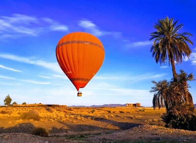 Marrakesch: Fahrt mit dem Heißluftballon mit traditionellem Frühstück