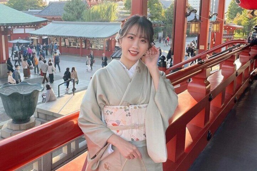 Asakusa, Tokyo: Traditional Kimono Rental Experience at WARGO