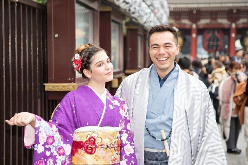 Traditional Kimono Experience in Asakusa