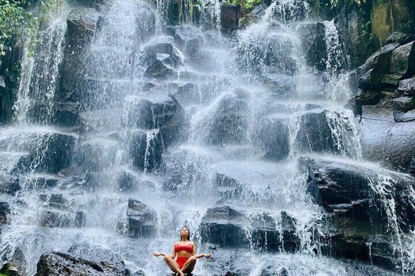 Private Full day Waterfalls Tour with Locals Night market in Bali