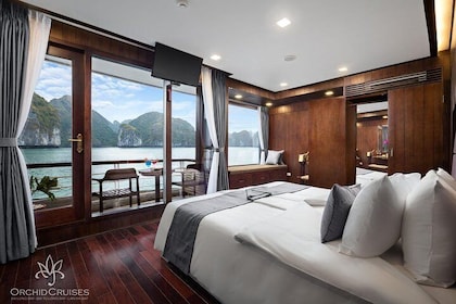 Orchid Cruises- Top Notch Cruise 3 Days Visit Halong & Lan Ha Bay