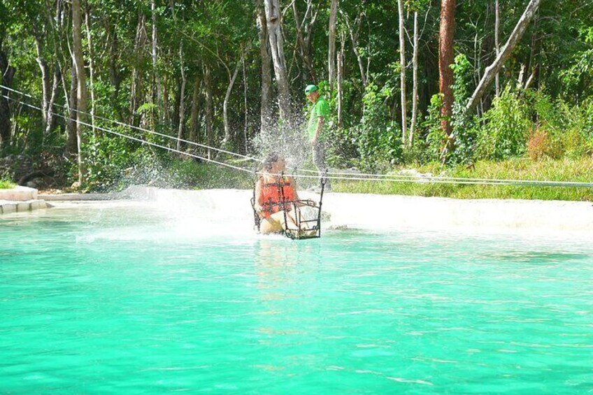 Full Day Tulum water + zip lines + ATVS + lunch