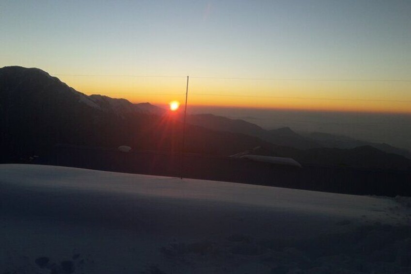 sunrise view from Mardi himal base camp 