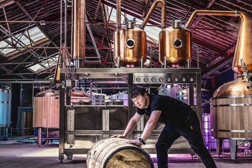 The talented Shaun Smith, Head Distiller