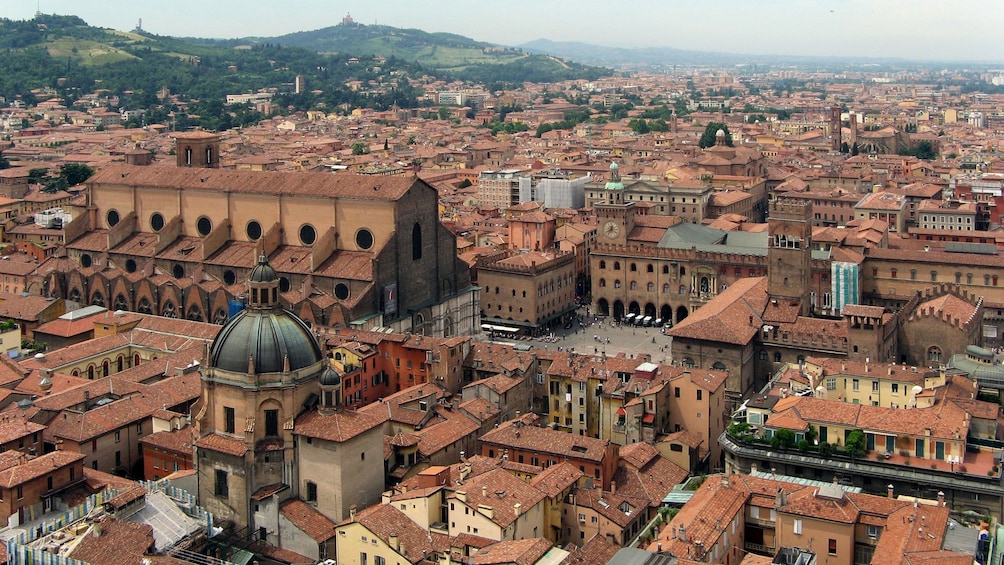 Ariel view of Bologna