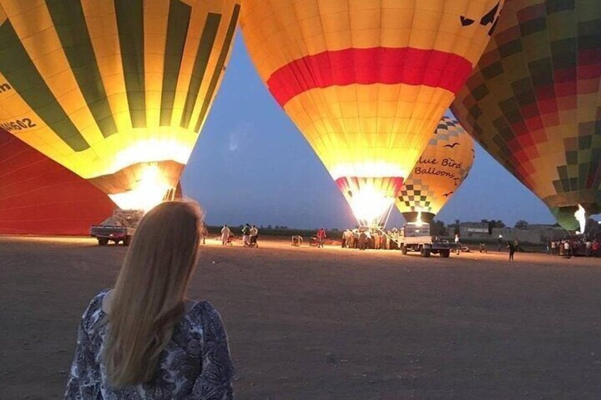 Hot Air Balloons Ride Luxor, Egypt