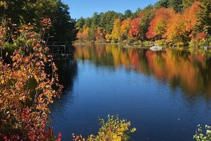 country road in Glocester, Rhode Island