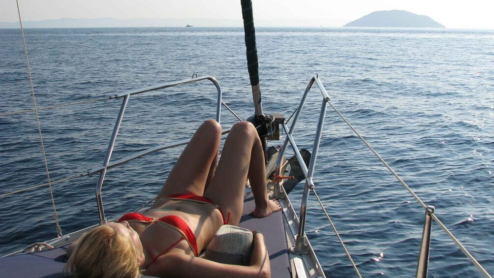 Five hours Kassandra: Sailing to W. Sithonia Coves & Islands