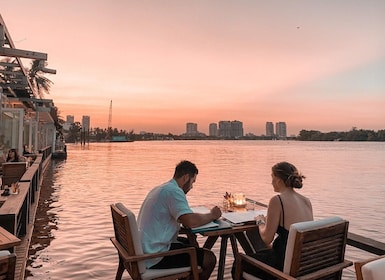Ho Chi Minh City: Lyxig Sunset Speedboat Tour med Cocktail